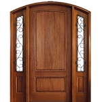 DSA Doors, Model: Trinity 2 Panel Iron E-18