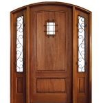 DSA Doors, Model: Trinity 2 Panel Iron E-18-SP