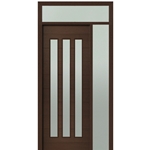 DSA Doors, Model: Flores 3-Lite-Vertical 8/0 E-01-1SL-T