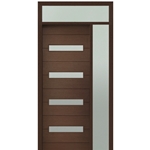 DSA Doors, Model: Luca 4-Lite-Horizontal 8/0 E-01-1SL-T