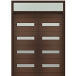 DSA Doors, Model: Luca 4-Lite-Horizontal 8/0 E-04-T