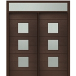 DSA Doors, Model: Luca 3-Lite-Square 6/8 E-04-T