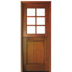 DSA Doors, Model: 6LT-1P Dutch Door E-01