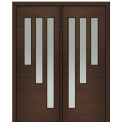 DSA Doors, Model: Flores 3-Lite-V-2-R 8/0 E-04
