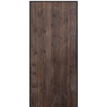 GlassCraft, Model: Vertical Iron Plank Barn Door