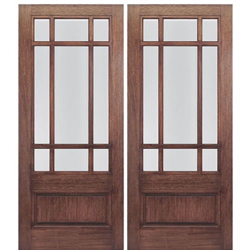 Craftsman Style Interior French Doors