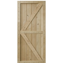 GlassCraft, Model: Double Z Two Panel Barn Door