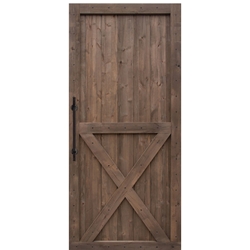 GlassCraft, Model: X Two Panel Barn Door