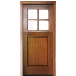 DSA Doors, Model: 4LT-1P Dutch Door E-01