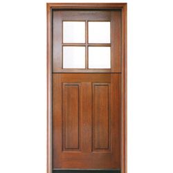 DSA Doors, Model: 4LT-2VP Dutch Door E-01
