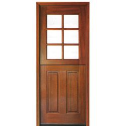 DSA Doors, Model: 6LT-2VP Dutch Door E-01
