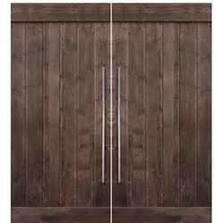 GlassCraft, Model: Plank Barn Door-2