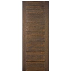 Hoelscher, Model: 7-Panel-1 Contemporary Entry Door