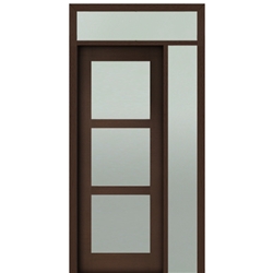 DSA Doors, Model: Carlo 3-Lite 8/0 E-01-1SL-T