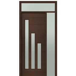 DSA Doors, Model: Flores 3-Lite-V-1-L  8/0 E-01-1SL-T