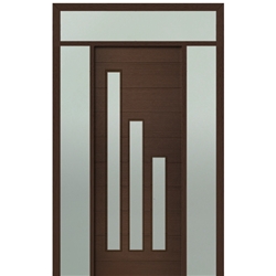 DSA Doors, Model: Flores 3-Lite-V-1-L  8/0 E-09
