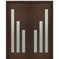 DSA Doors, Model: Flores 3-Lite-V-1-L  8/0 E-04