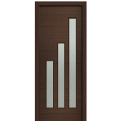 DSA Doors, Model: Flores 3-Lite-V-1-R 8/0 E-01