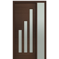 DSA Doors, Model: Flores 3-Lite-V-1-R 8/0 E-01-1SL