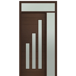 DSA Doors, Model: Flores 3-Lite-V-1-R 8/0 E-01-1SL-T