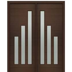 DSA Doors, Model: Flores 3-Lite-V-1-R 8/0 E-04