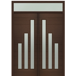 DSA Doors, Model: Flores 3-Lite-V-1-R 8/0 E-04-T