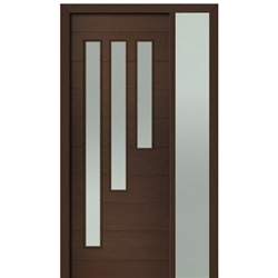 DSA Doors, Model: Flores 3-Lite-V-2-L 8/0 E-01-1SL