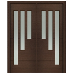 DSA Doors, Model: Flores 3-Lite-V-2-L 8/0 E-04