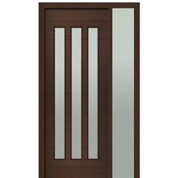 DSA Doors, Model: Flores 3-Lite-Vertical 8/0 E-01-1SL