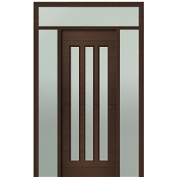 DSA Doors, Model: Flores 3-Lite-Vertical 8/0 E-09