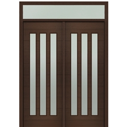 DSA Doors, Model: Flores 3-Lite-Vertical 8/0 E-04-T