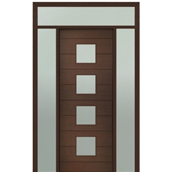DSA Doors, Model: Flores 4-Lite-Square 8/0 E-09