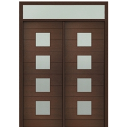 DSA Doors, Model: Flores 4-Lite-Square 8/0 E-04-T