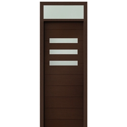 DSA Doors, Model: Luca 3-Lite-Horizontal 8/0 E-01-T
