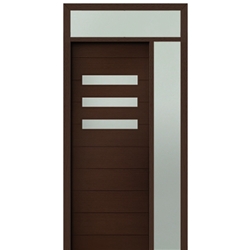 DSA Doors, Model: Luca 3-Lite-Horizontal 8/0 E-01-1SL-T