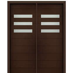 DSA Doors, Model: Luca 3-Lite-Horizontal 8/0 E-04