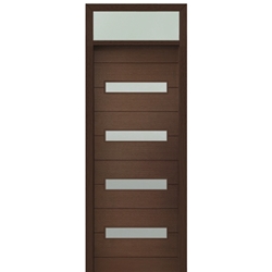 DSA Doors, Model: Luca 4-Lite-Horizontal 8/0 E-01-T