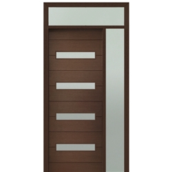 DSA Doors, Model: Luca 4-Lite-Horizontal 8/0 E-01-1SL-T