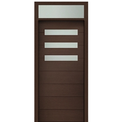 DSA Doors, Model: Luca 3-Lite-Horizontal 6/8 E-01-T