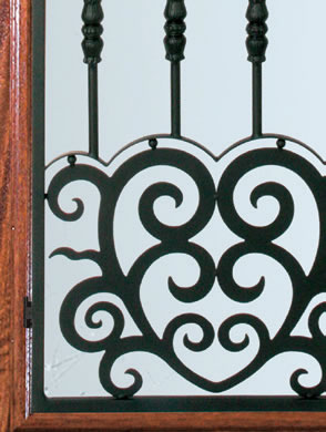 Detail photo of Barcelona wrought iron grille