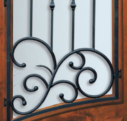 Detail photo of Catalina wrought iron grille