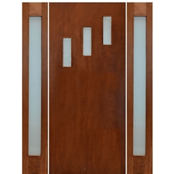Mid-century wood doors