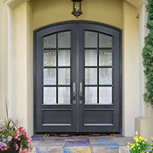 Arch Top and Round Top Iron Doors